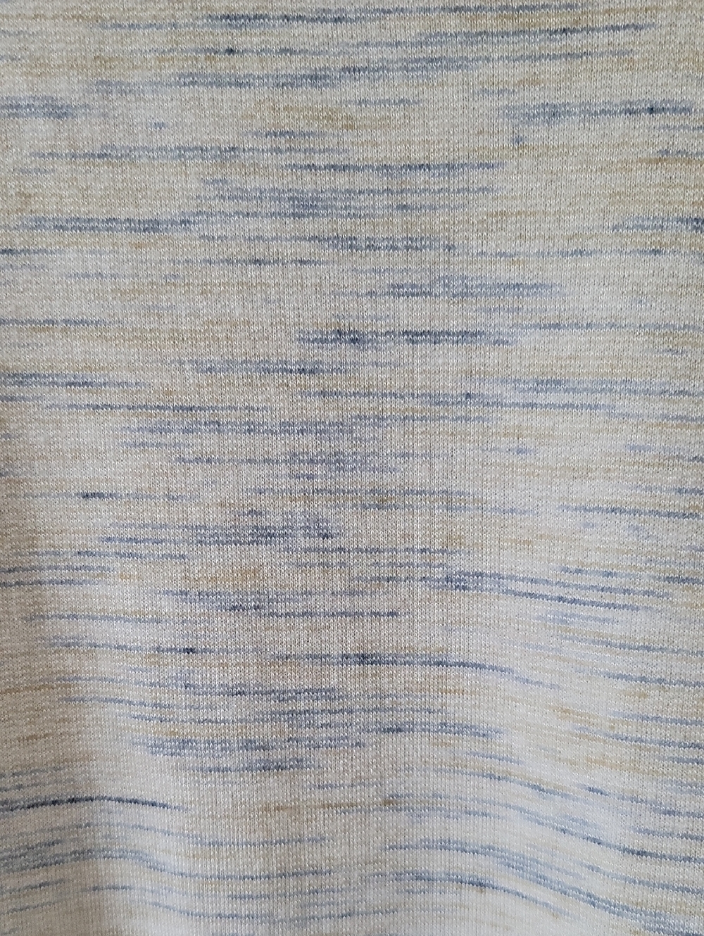 Saturday Sunday Cream Blue Space Dye Vneck Sweater Tunic Size Large - Picture 4 of 8